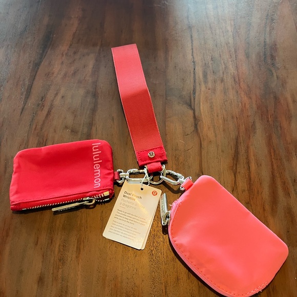 Lululemon Pink and Red Pouch Set - Picture 3 of 5